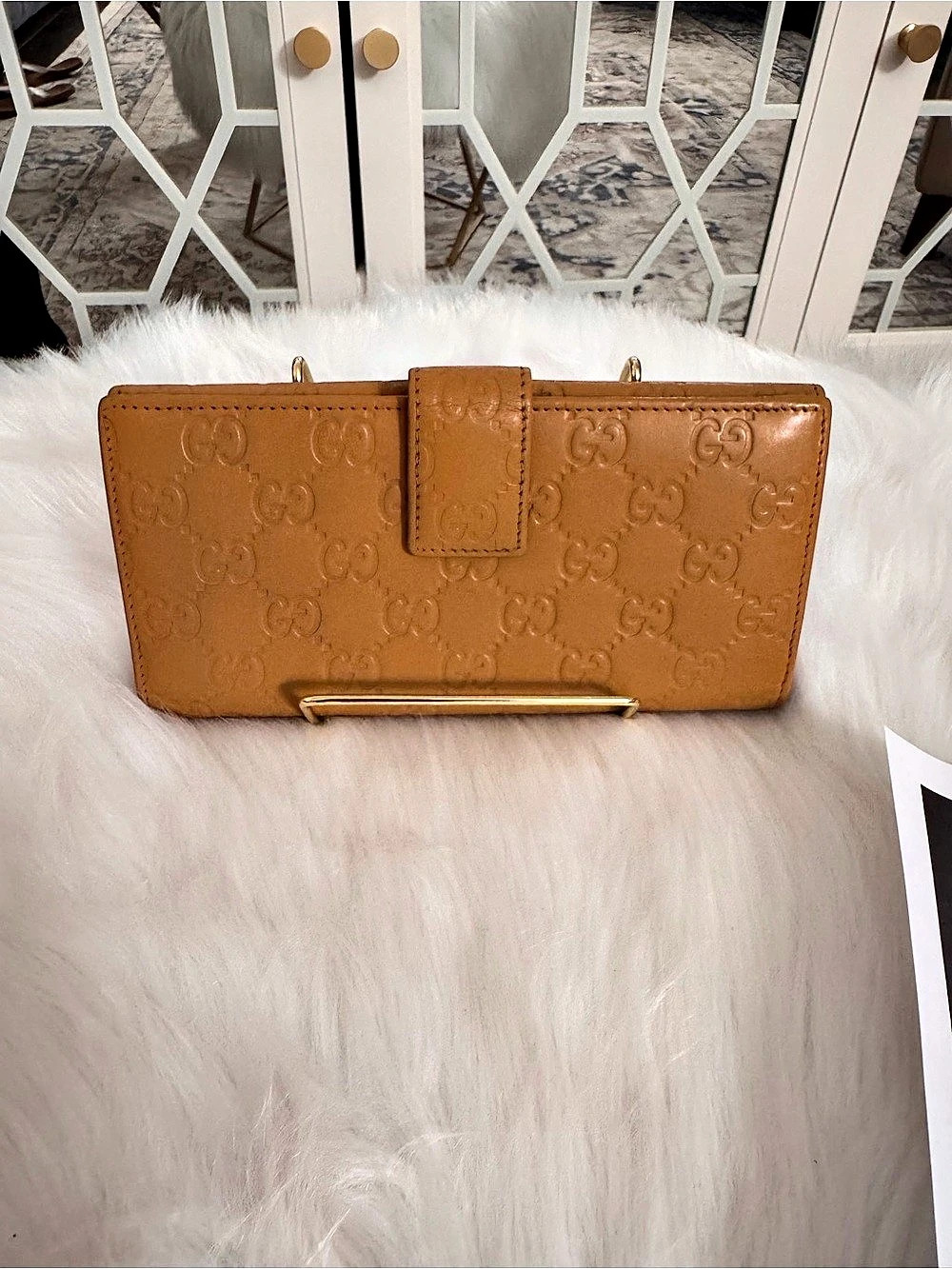 Gucci GG Monogram Guccissima long Wallet